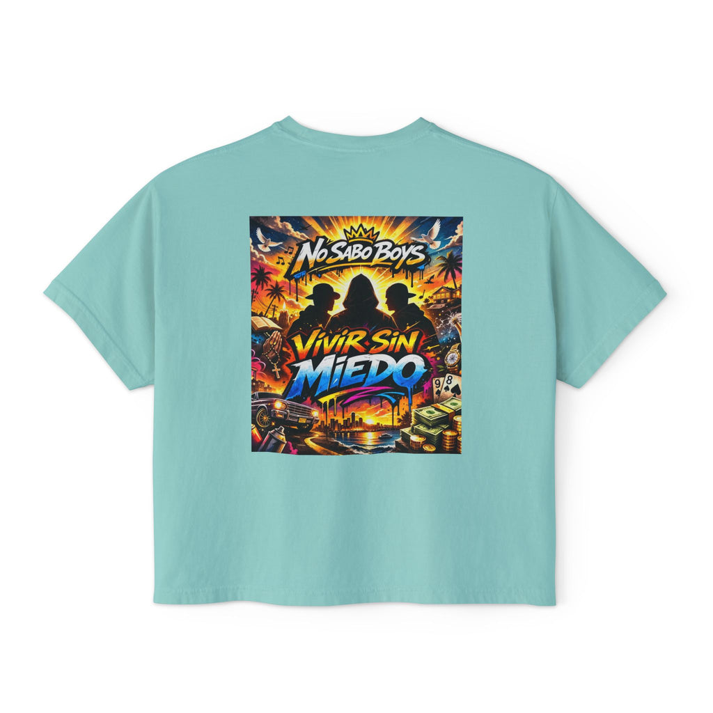 No Sabo Boys-"Vivir Sin Miedo"-Boxy Tee